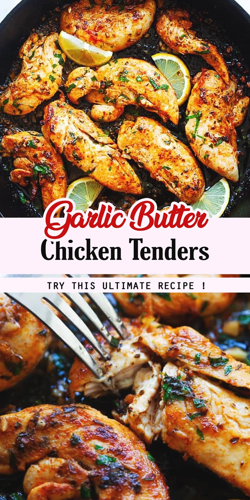GARLIC BUTTER CHICKEN TENDERS RECIPE BEMBLOO