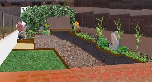 Diseño de un jardín trasero - Guia de jardin