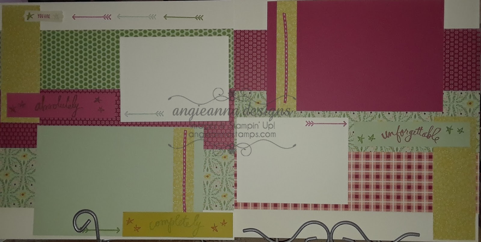 Angie Anna Stamps Stampin up September Scrapbook kits!