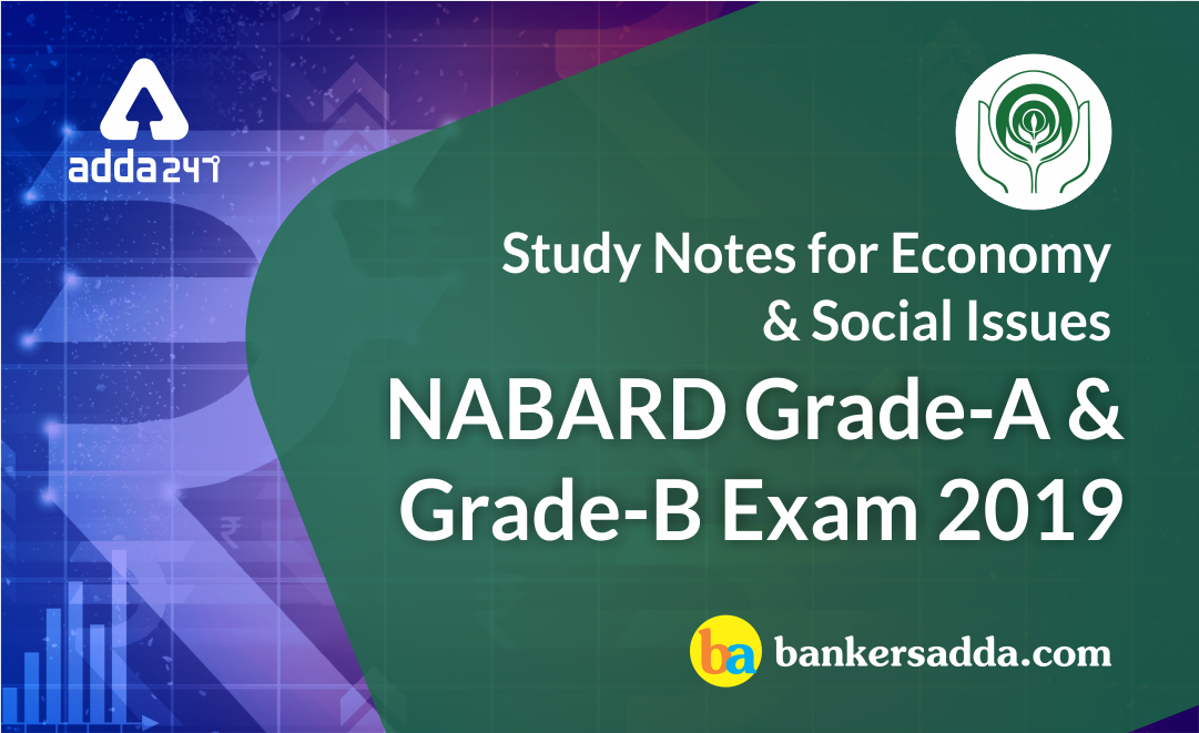 NABARD 2019 Phase I Study Notes | Economic and Social Issues 