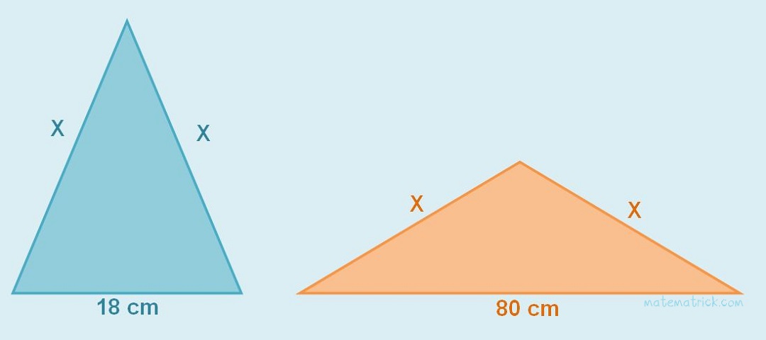 Soal Mencari Panjang Sisi Segitiga Matematrick