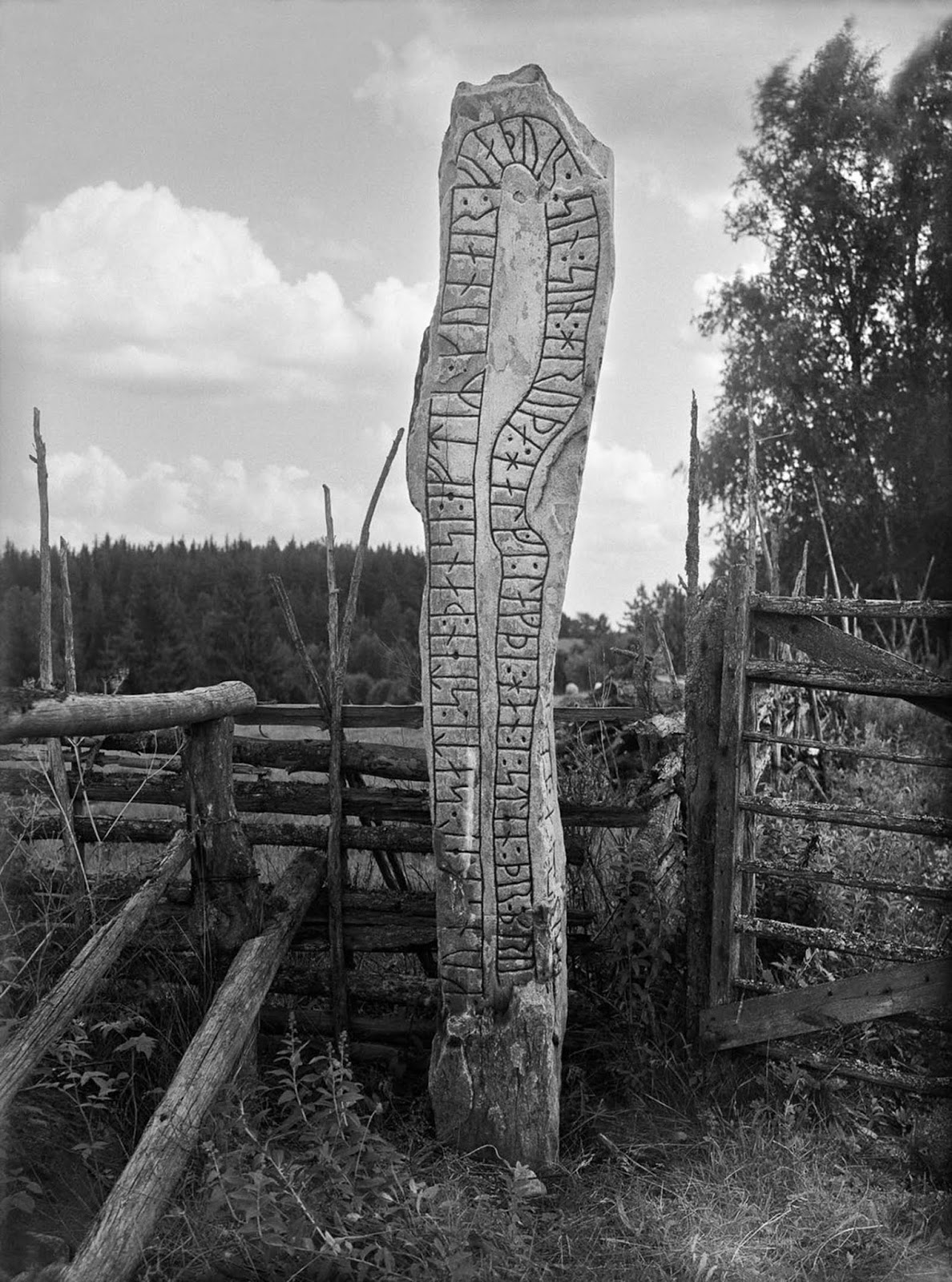 The impressive Viking runestones of the Swedish countryside Viking_runestones_sweden%2B%252815%2529