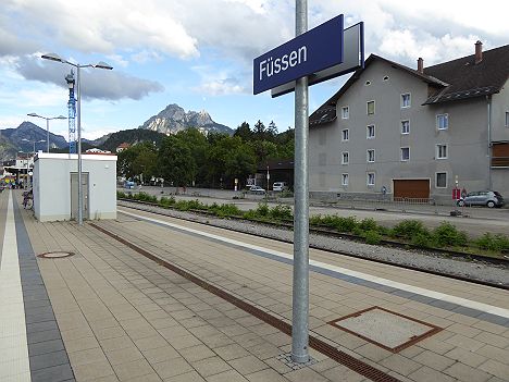 ドイツ　フュッセン駅