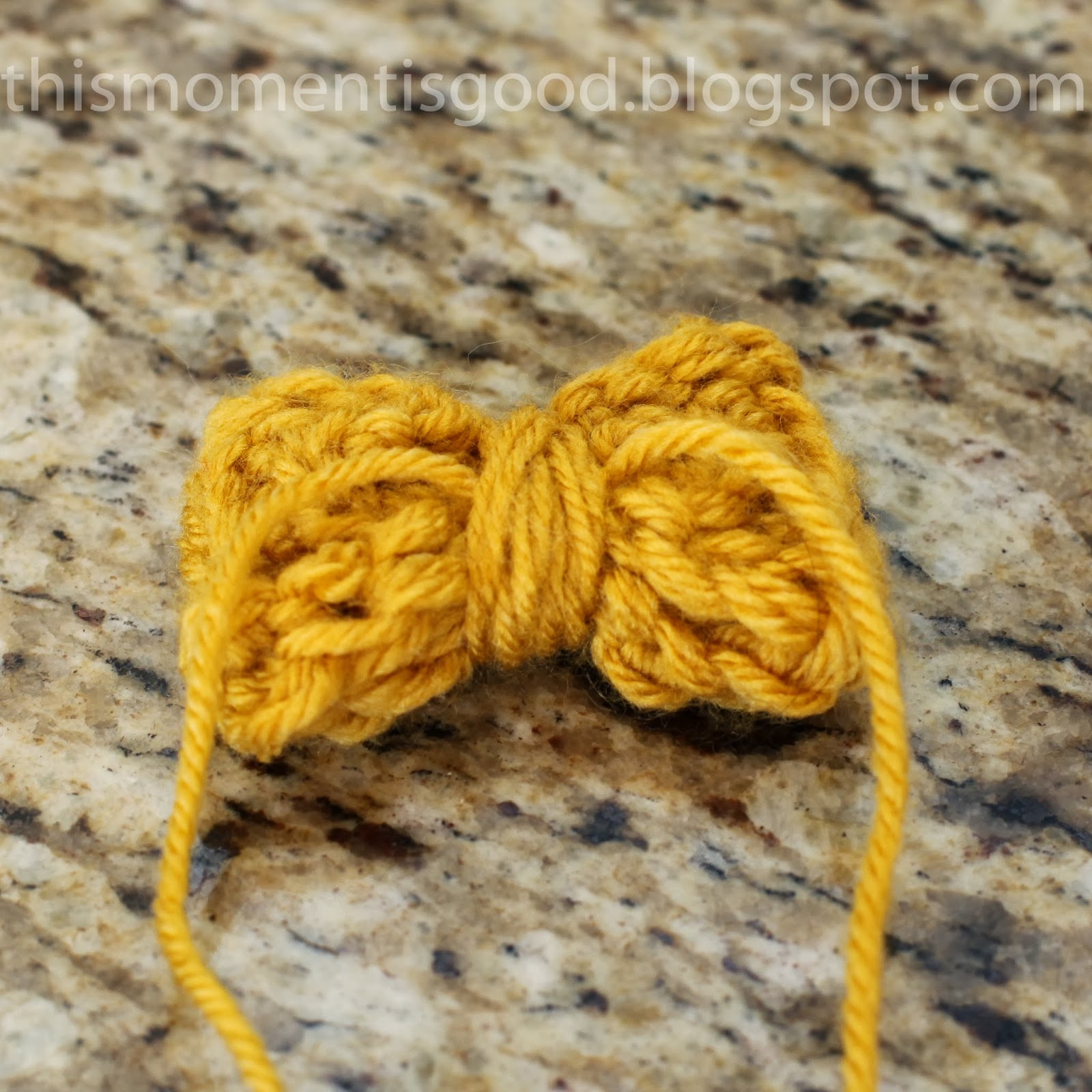 LOOM KNIT BOWS Loom Knitting by This Moment is Good!