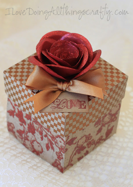 40 Year Ruby Anniversary Explosion Box Keepsake | SVGCuts