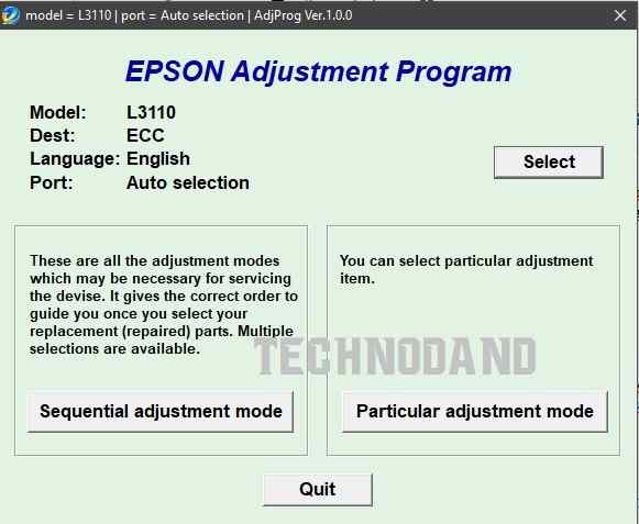 Reset Printer Epson L3110 Blinking Reseter Epson L3110