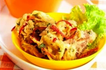 Bakwan Potato Mushroom (Bakwan Kentang Jamur). Culinary Recipes