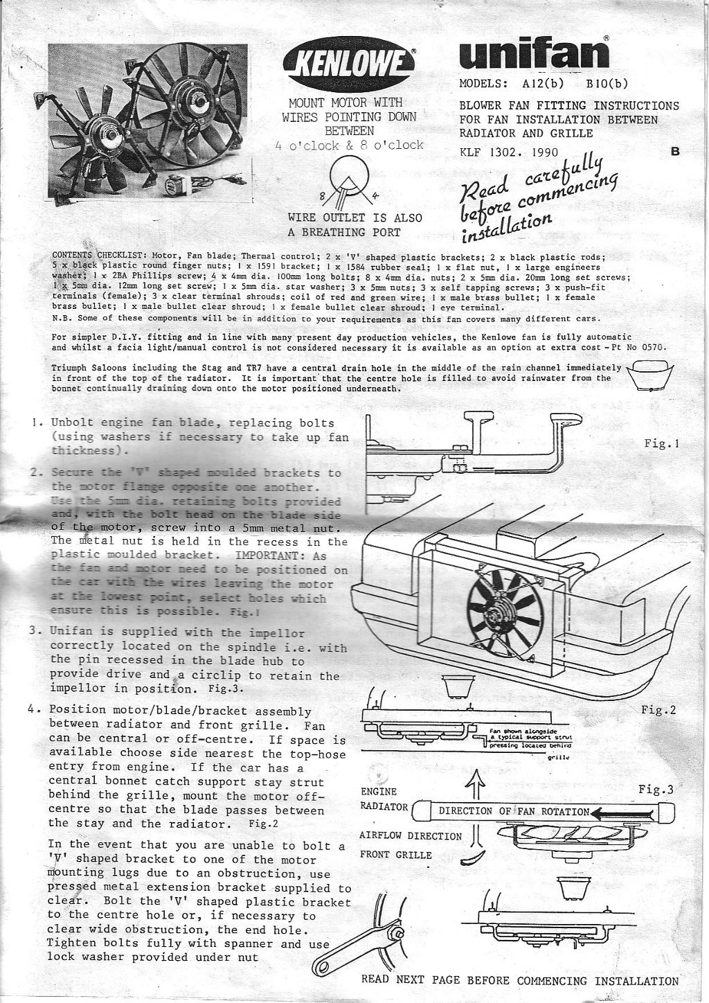 How To - Fitting a Kenlowe Unifan Electric Fan | Classic Opel Spares