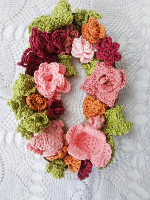Crochet Flower Numbers - home decor