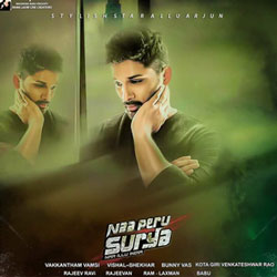 Naa Peru Surya (2018) Audio CD Cover Naa Peru Surya (2018) Telugu Movie Audio CD Front Covers, Posters, Pictures, Pics, Images, Photos, Wallpapers