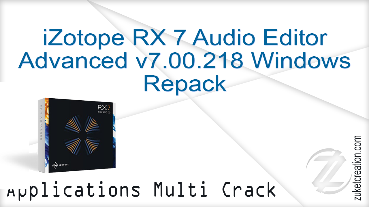 Izotope Rx 6 Advanced Crack Izotope Rx 6 Advanced Crack