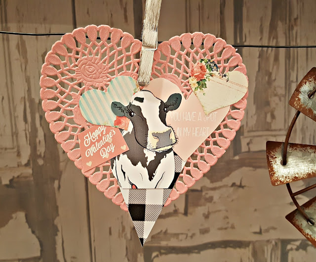 Penny's Vintage Home: Whimsical Farmhouse Valentine / Windmill Mantel