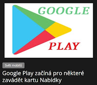 Google Play začíná pro některé zavádět kartu Nabídky - AzaNoviny