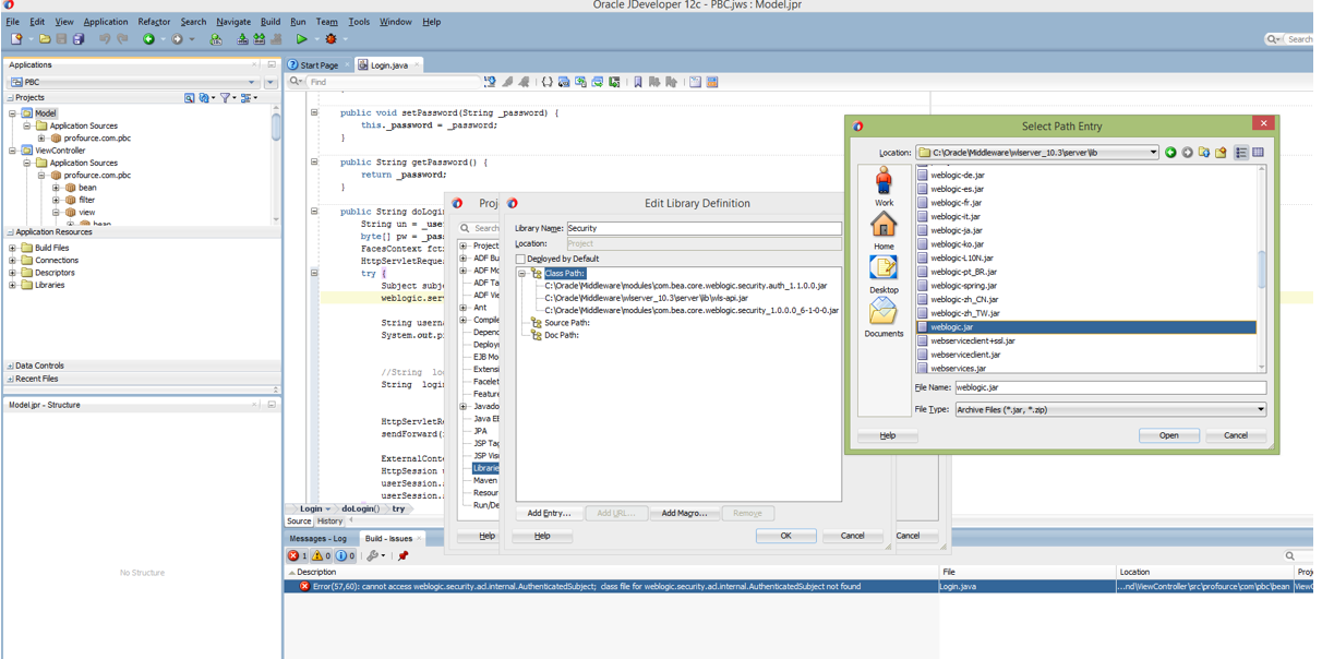 Oracle Applications Custom Development: Getting my first ADF app to work