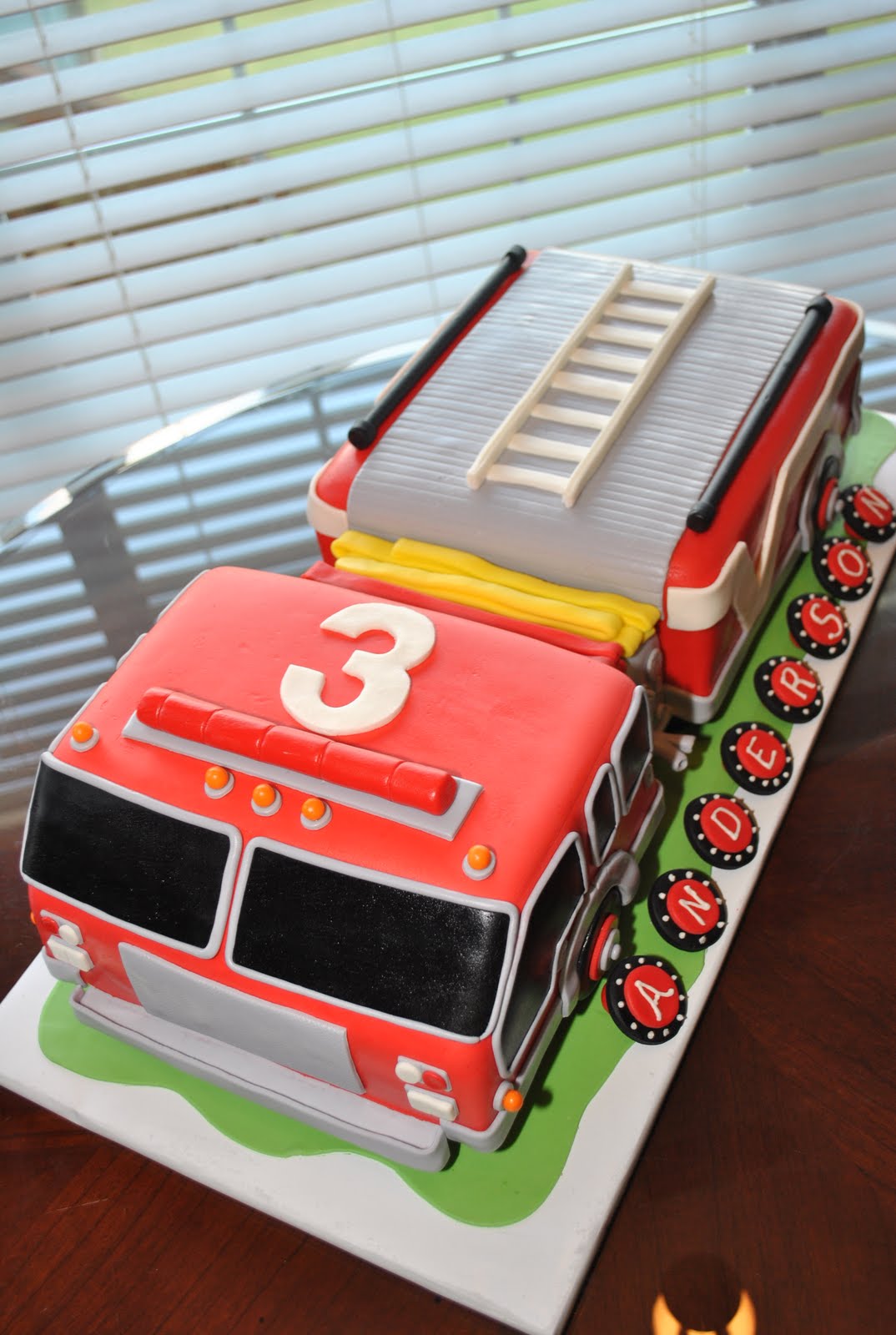 Hope's Sweet Cakes: Fire Truck Cake and Max and Ruby