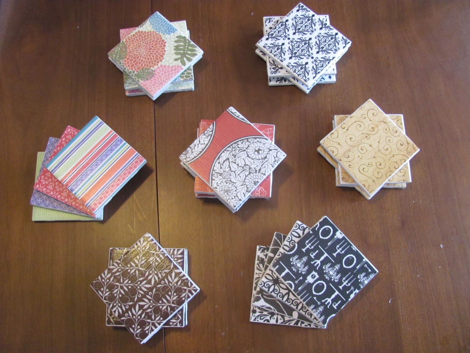 Twenty Something Granny: Mod-Podge Coasters and Magnets