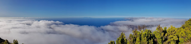 Vista  desde  Pico Malpaso - El Hierro