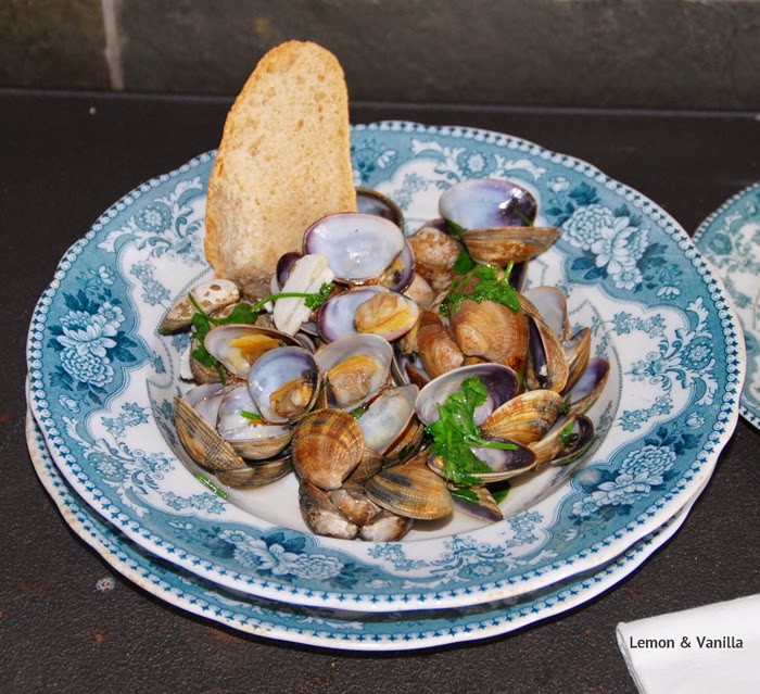Lemon & Vanilla Clams Bulhão Pato / Amêijoas à Bulhão Pato.