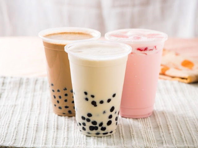 cute bubble tea wallpaper