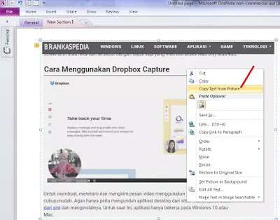 Cara Menyalin Teks Tulisan Dari Gambar ke Ms Word - Brankaspedia - Blog