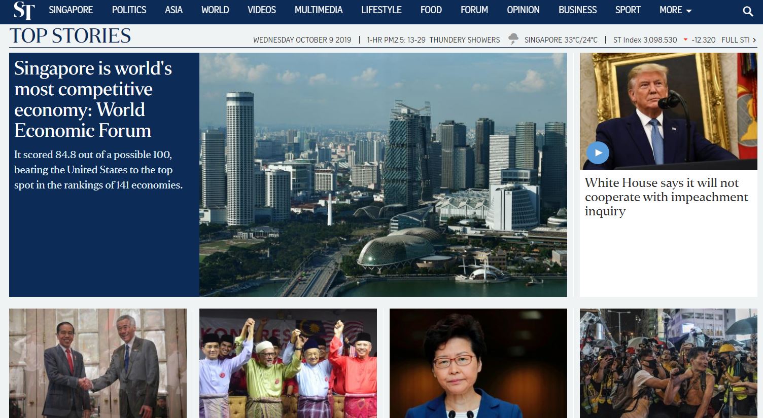 Top 5 English Newspapers in Singapore 2019 Singapore Top Listing