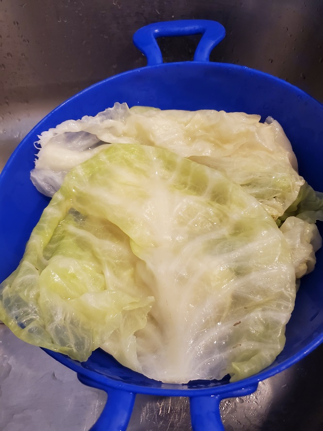 cabbage frozen then thawed