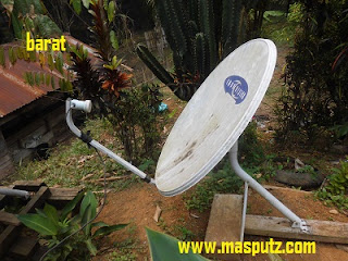 Satelit TV Parabola Ku Band Arah Barat