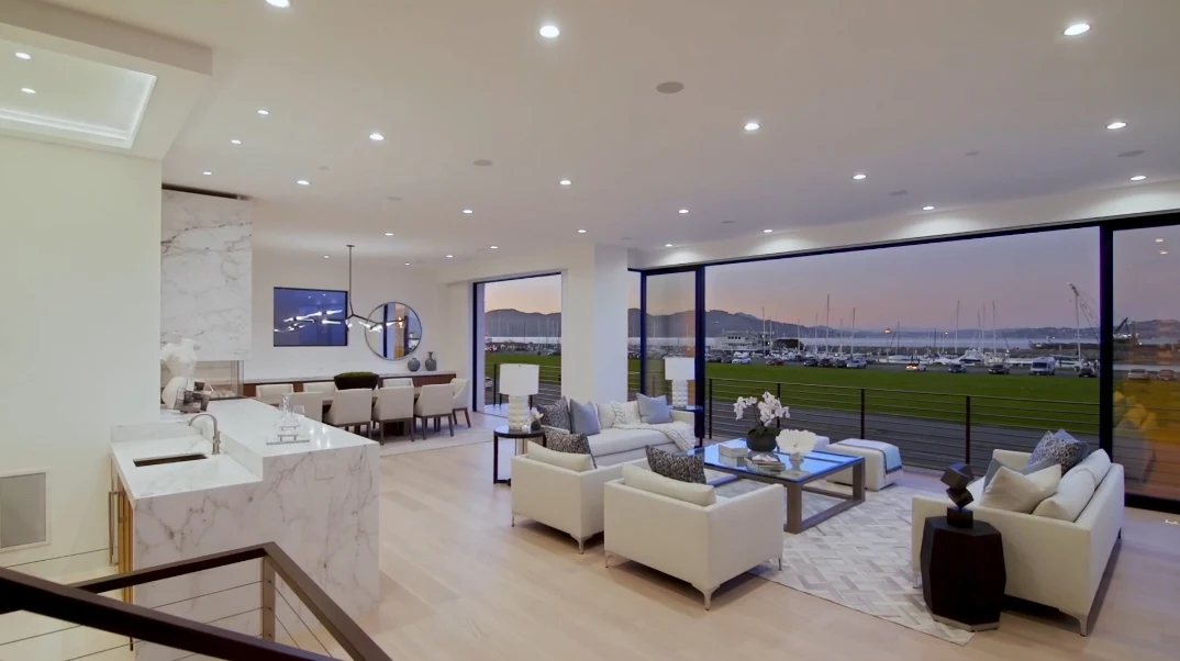 63 Interior Photos vs. 435 Marina Blvd, San Francisco, CA Ultra Luxury Home Tour