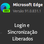 Microsoft Edge-Dev suporta login e sincronização no Linux