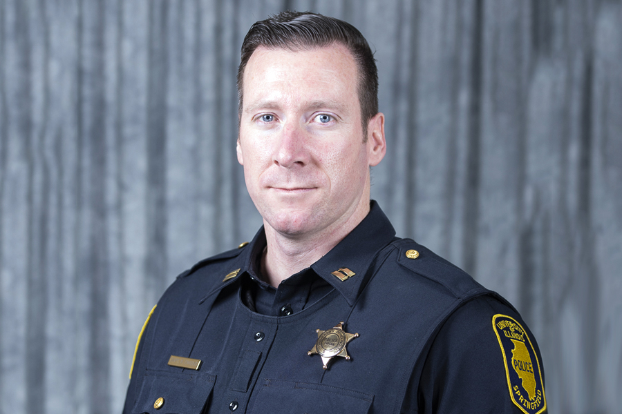 UIS People UIS Police Captain Ross Owens graduates from Northwestern