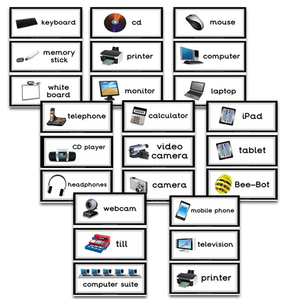 My English Corner for 2nd ESO Technology items