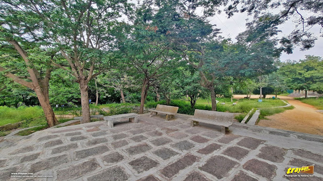 A relaxing area in the Namada Chilume park