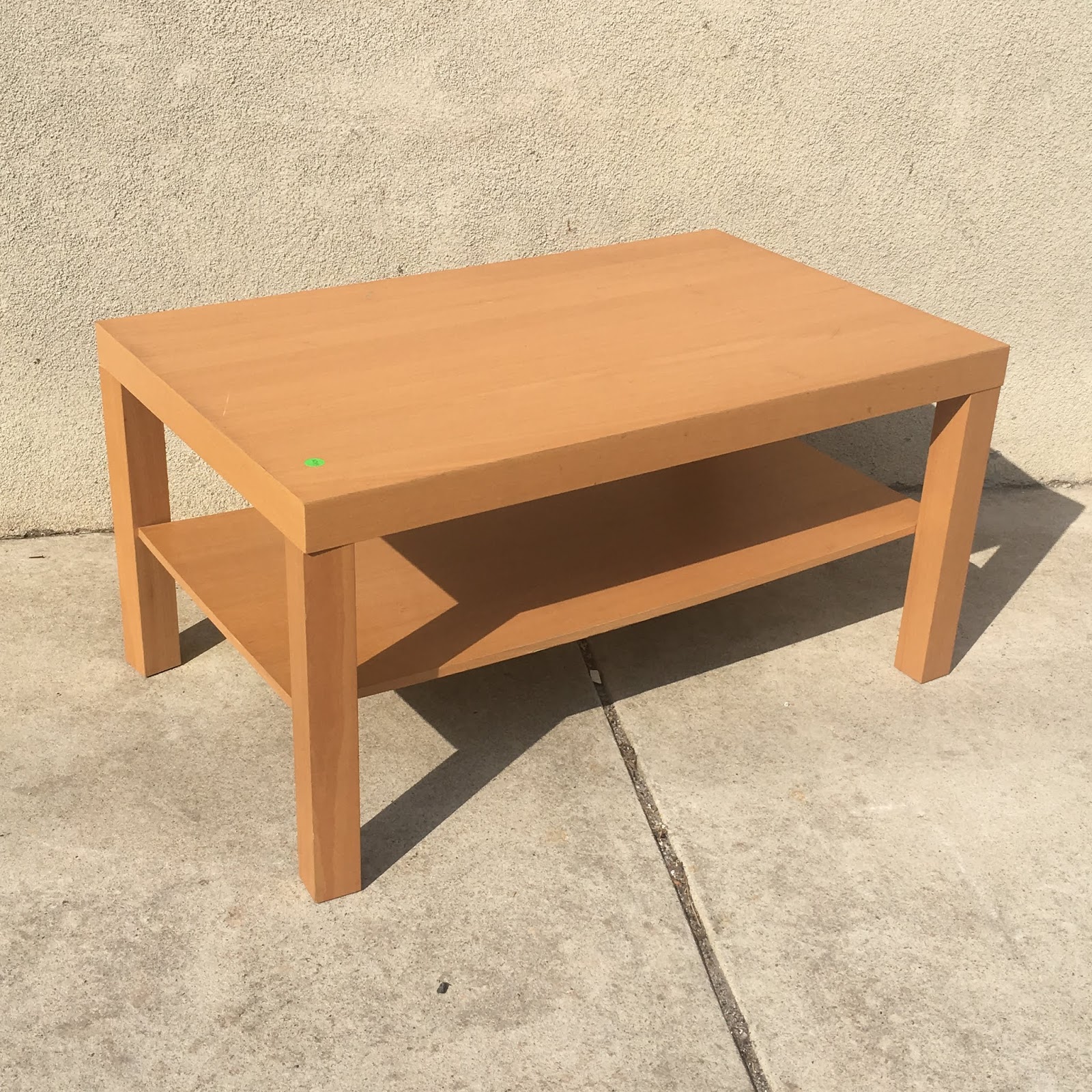 Uhuru Furniture & Collectibles Coffee Table with Lower Shelf 25 SOLD