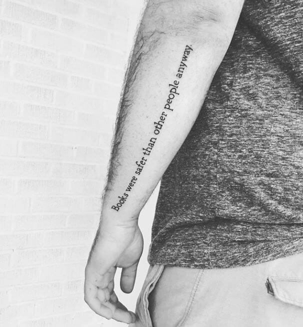 150+ Short Quote Tattoos For Guys (2019) Inspirational Designs Tattoo