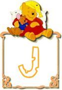 Abecedario de Winnie the Pooh con Gorro de Dormir.