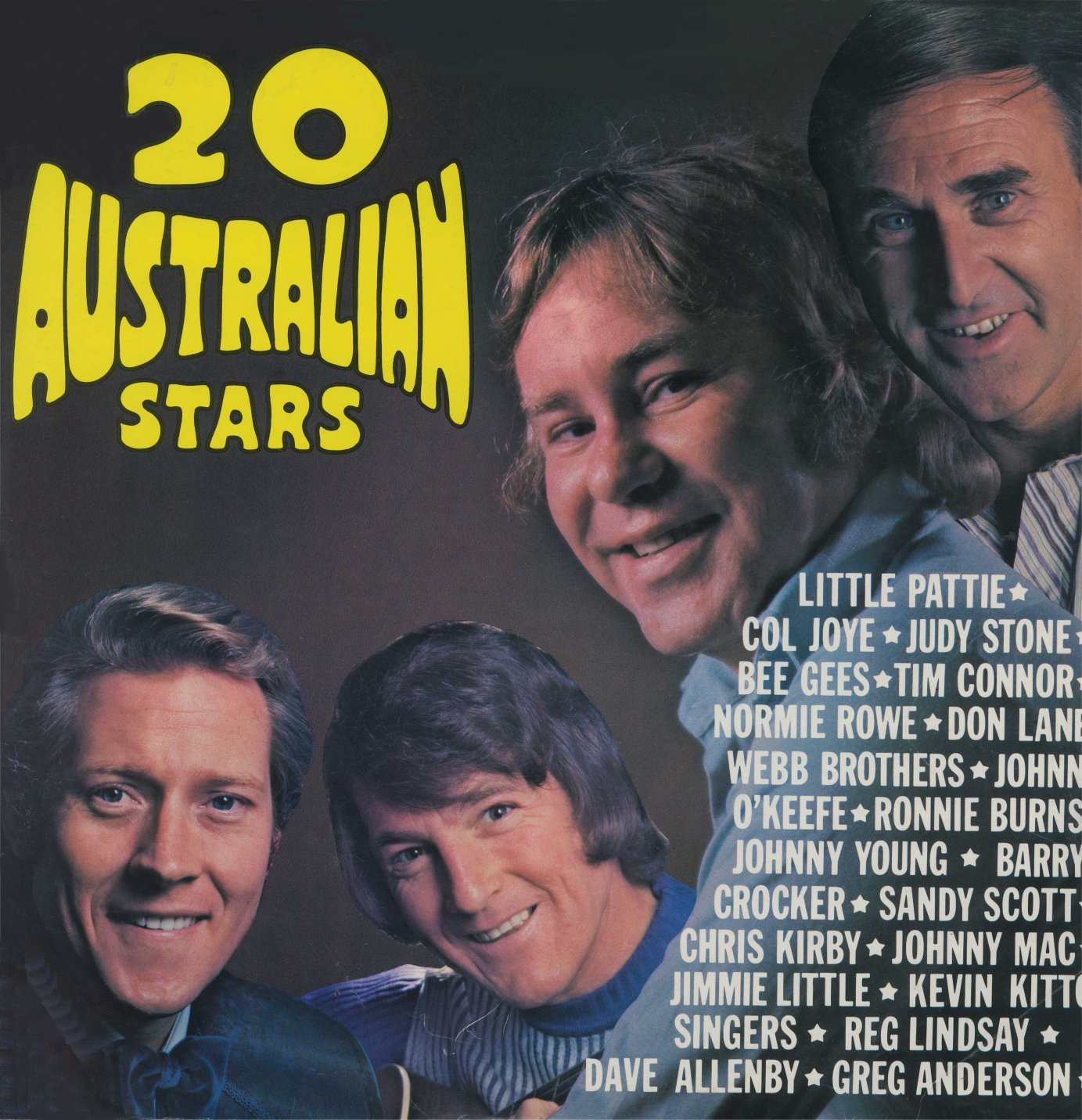 Rock On Vinyl Various Artists 20 Australian Stars (1973)
