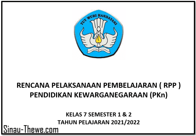Rpp 1 Lembar Ppkn Kelas 7 Smp Mts Tahun 2021 2022 Sinau Thewe Com