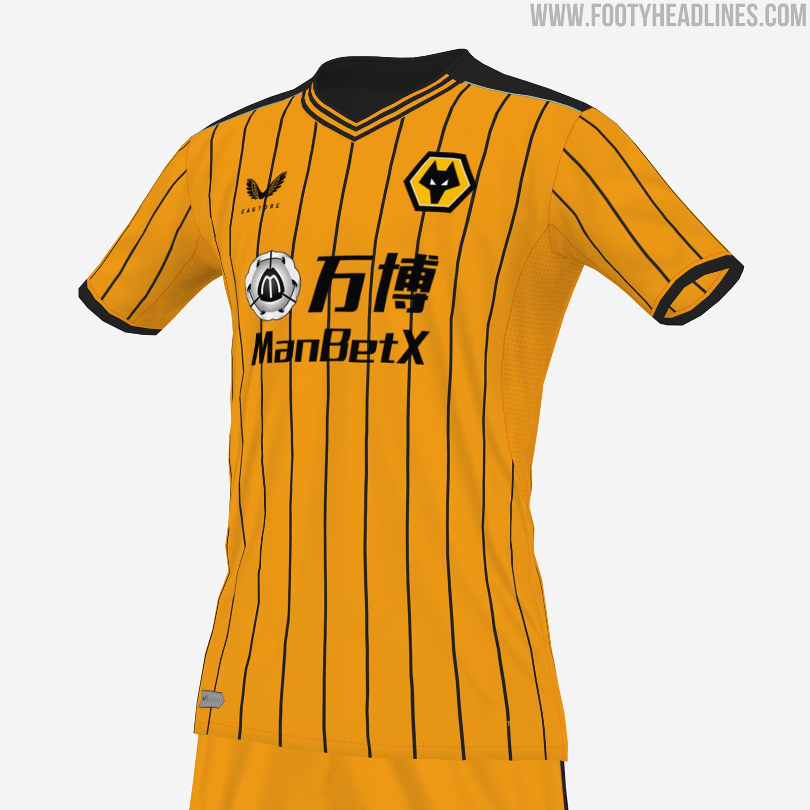 No More Adidas From 2021? Castore Wolves 21-22 Home, Away & Third Concept Kits Footy Headlines