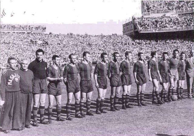 BARCELONA contra Valencia 25/05/1952 Campeón de Copa