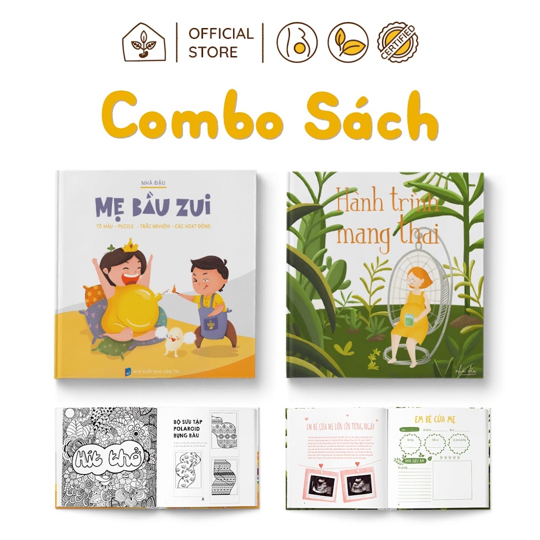 [A116] Bookset "Mẹ Bầu Zui": Quà tặng sinh nhật Bà Bầu cực chất