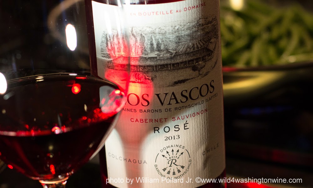 Wine Review Los Vascos 2013 Rose' Chile pasternakwine