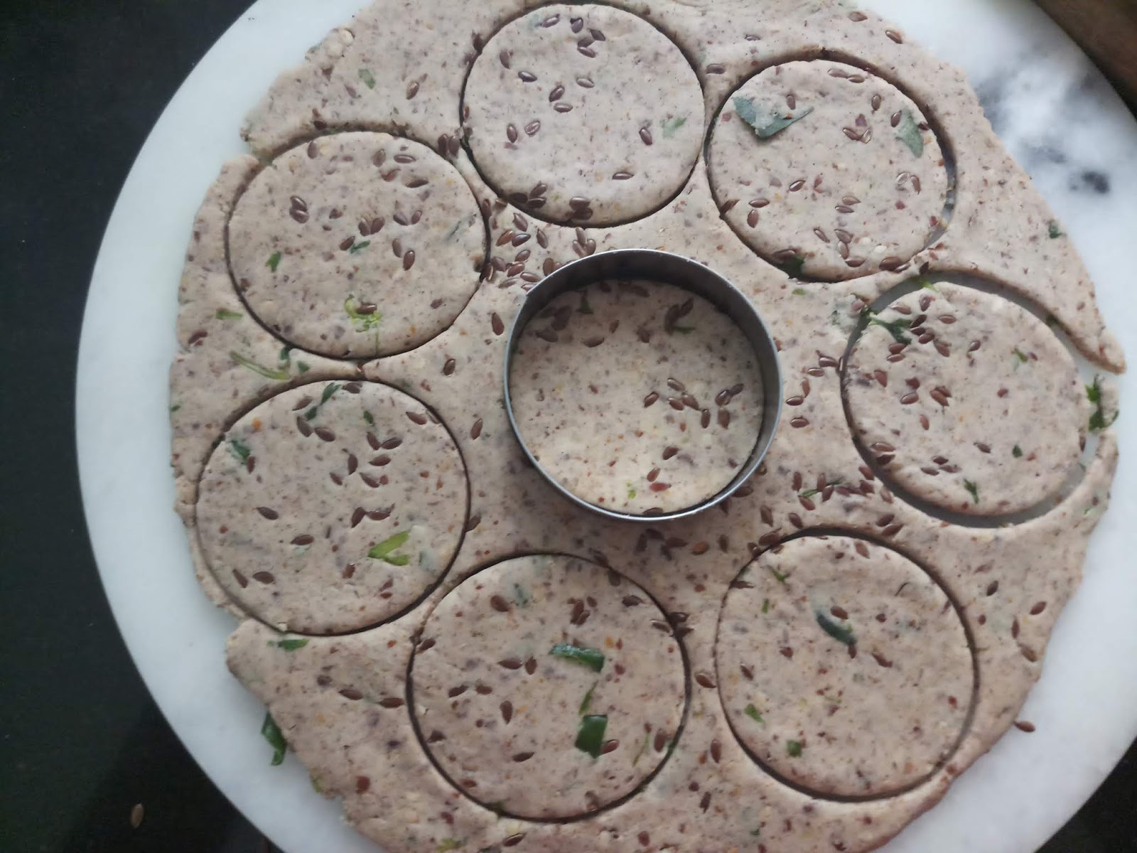 AIR FRIED FLAXSEED MULTIGRAIN CRACKERS Air fryer Veg recipes (Indian