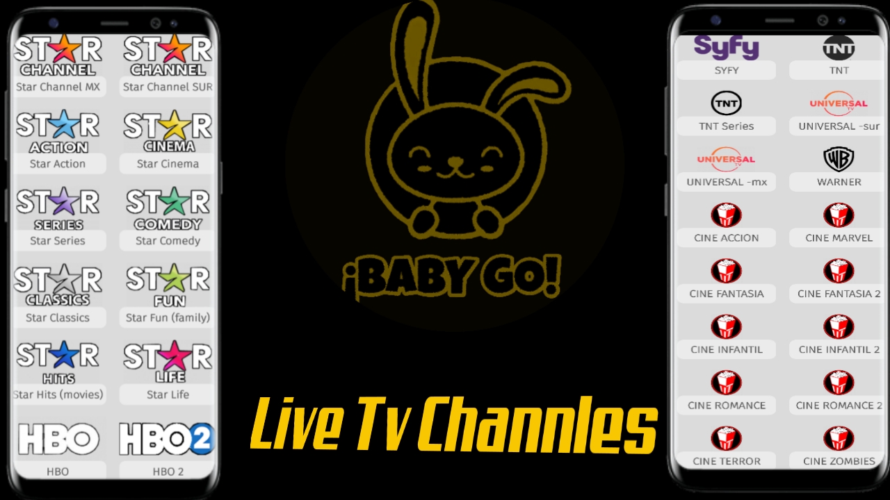 تطبيق قنوات مشفرة لمشاهدة القنوات اللاتينية المشفرة مجانا Baby Go