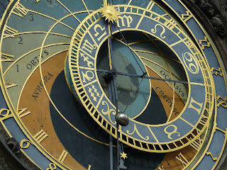 medieval astronomical clock in Prague