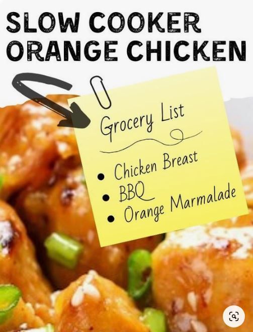 Crockpot Orange Chicken Recipe! four Ingredients