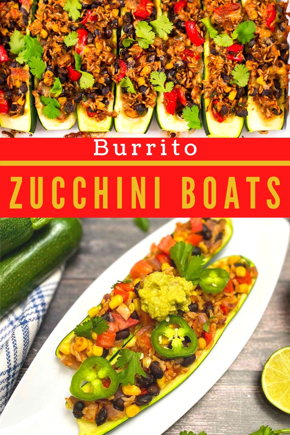 Burrito Zucchini Boats Adele Kitchen