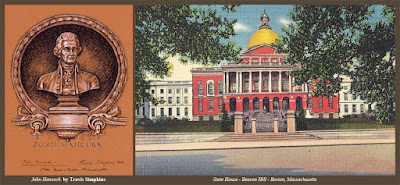 John Hancock. by Travis Simpkins. State House. Beacon Hill. Boston, Massachusetts