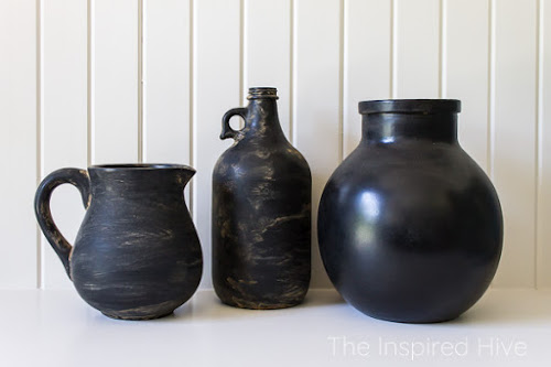 How to make your own faux vintage pottery vases