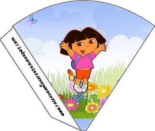 Imprimibles gratis de Dora la Exploradora. Conos imprimibles gratis de Dora la Exploradora