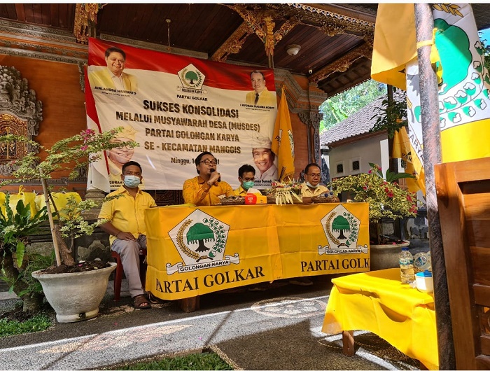 Golkar Karangasem Konsolidasi hingga Kelurahan Dongkrak Elektabilitas Partai Hadapi Pemilu 2024
